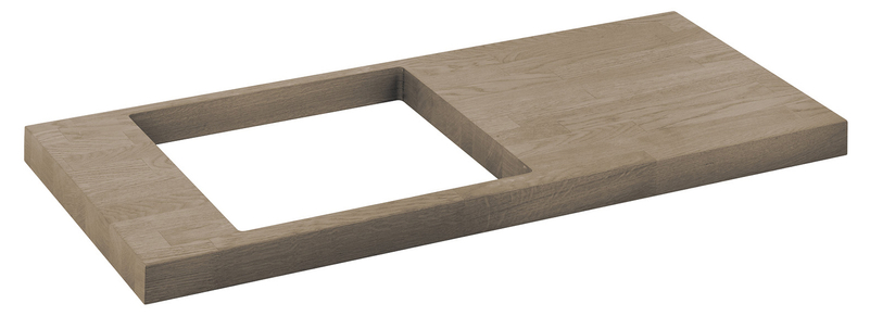 Umyvadlová deska Keuco Edition 11, 700 - 900 mm, dýha světlý