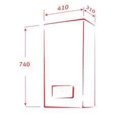 Systémový elekrokotel s možností ohřevu TV v externím zásobníku Protherm Ray 12 KE, 2 - 12 kW