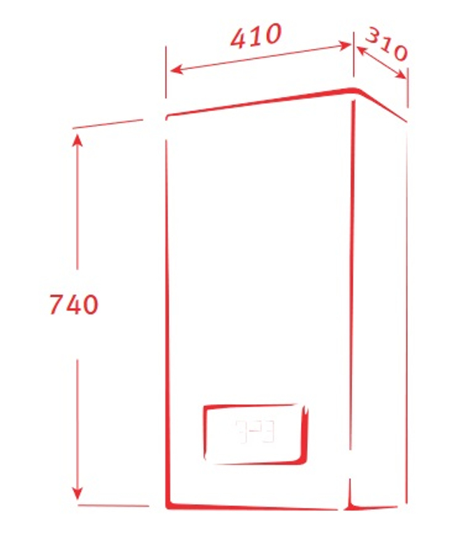 Systémový elekrokotel s možností ohřevu TV v externím zásobníku Protherm Ray 14 KE, 2,3 - 14 kW