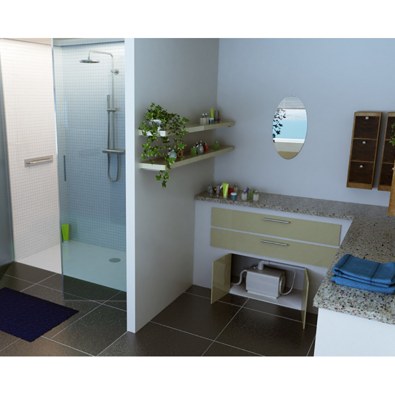 Sanitární čerpadlo SFA Sanifloor + 3 pro plochou sprchovou vaničku
