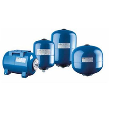 Tlaková expanzní nádoba - vodárenské systémy - 50l, 10bar, 1˝, vertikální s podstavcem IVAR.AFV 50 - AQUACOLD