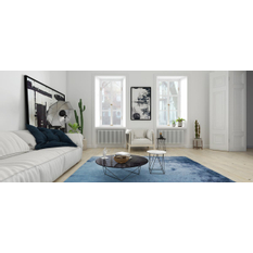 Radiátor článkový Isan Atol C3 1500, 7 článků, 1027 W, uchycení na zeď , připojení AB, bílá