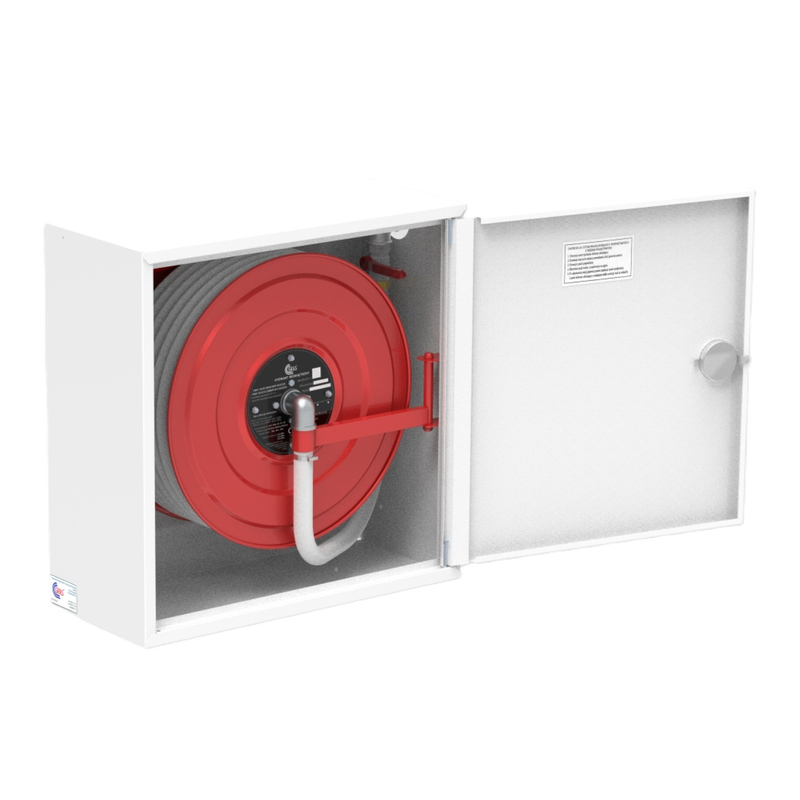 Hydrantový systém GRAS - DN19 / 30 m - 650 x 650 x 175 mm - bílá