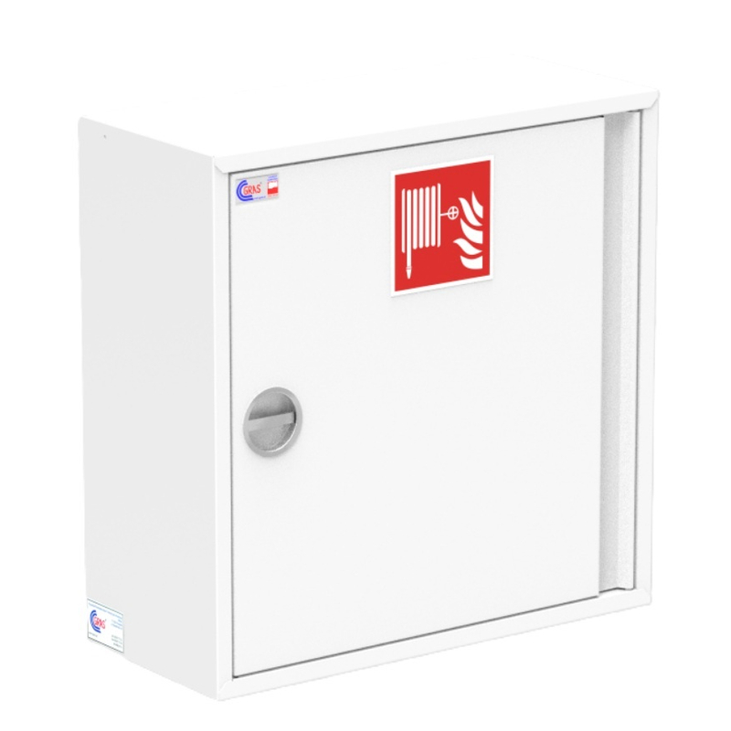 Hydrantový systém GRAS - DN25 / 20 m - 650 x 650 x 285 mm - bílá