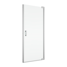 Jednokřídlé dveře Ronal Cadura - panty vpravo / 1 strana rohového vstupu 900 x 2000 mm, aluchrom/sklo čiré