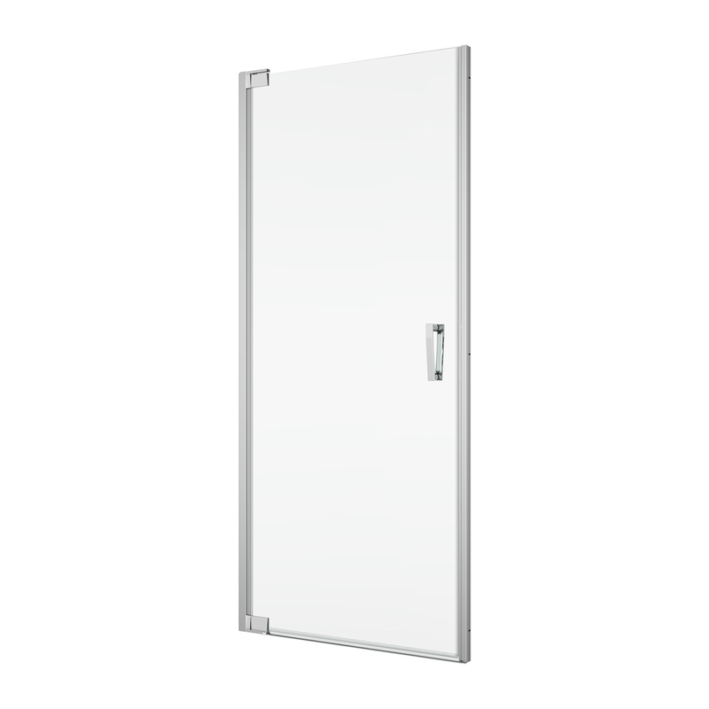 Jednokřídlé dveře Ronal Cadura - panty vlevo / 1 strana rohového vstupu 800 x 2000 mm, aluchrom/sklo čiré