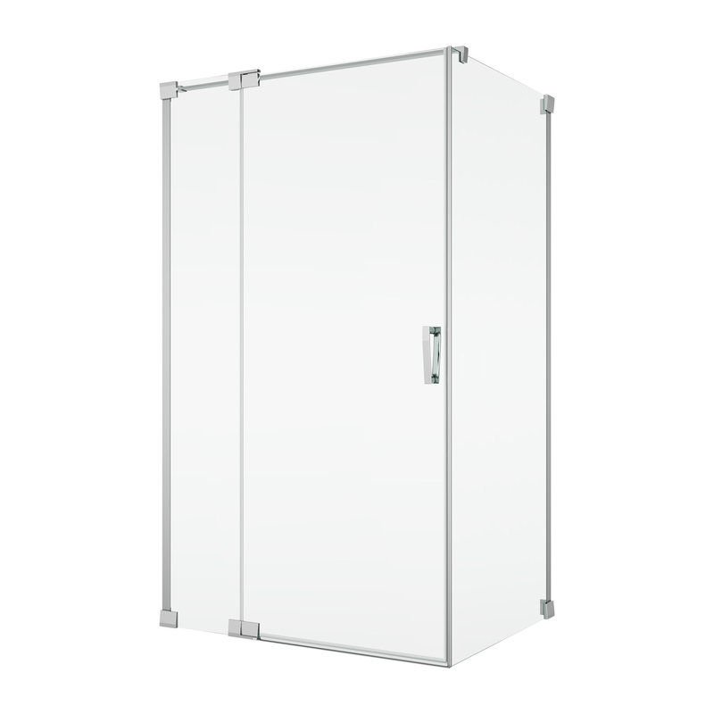 Boční stěna Ronal Cadura v 90° 750 x 2000 mm, aluchrom/sklo čiré