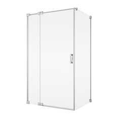 Boční stěna Ronal Cadura v 90° 750 x 2000 mm, aluchrom/sklo čiré