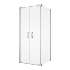 Boční stěna Ronal Cadura v 90°, pro dveře v 90° na straně pantů 750 x 2000 mm, aluchrom/sklo čiré