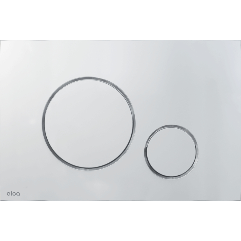 Ovládací tlačítko Alcadrain (Alcaplast) pro předstěnové instalační systémy, chrom-mat M672