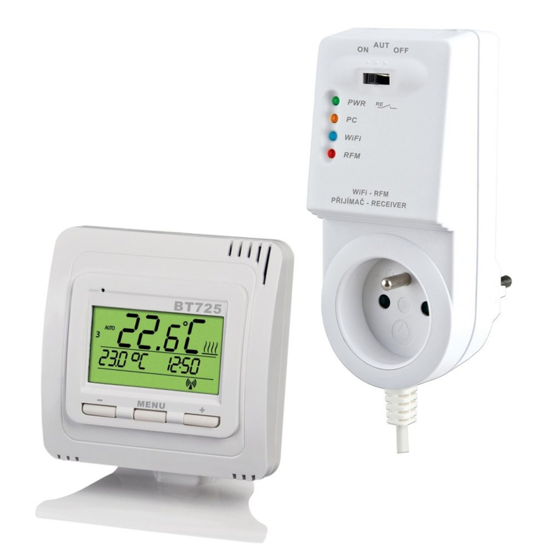 Bezdrátový termostat s WiFi modulem Elektrobock BT725