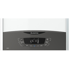 Kotel plynový atmosférický závěsný Ariston Clas X 24 CF EU, topení 23,2 kW a průtokový ohřev TV 24,4 kW, komínové provedení
