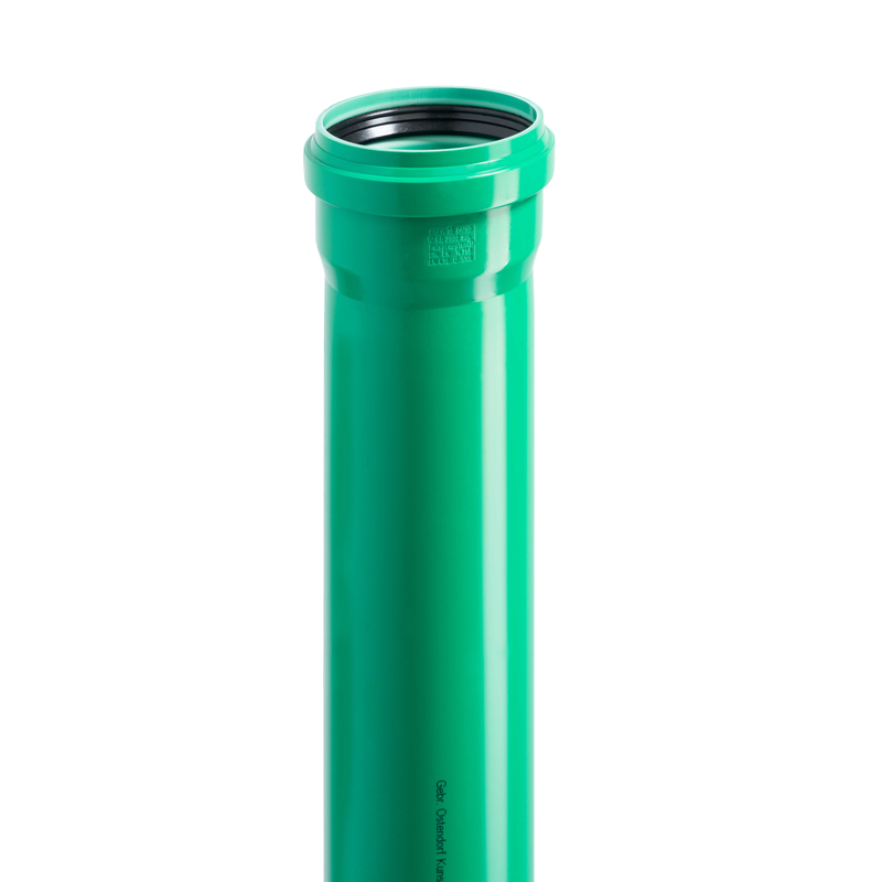 Trubka hrdlová kanalizační Osma KG 2000 Polypropylen PPKGEM SN10, DN 160 x 4,9 x 3000 mm, zelená