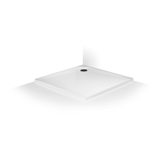Vanička z litého mramoru Plano Davos MQ Pure čtverec 80 x 80 cm