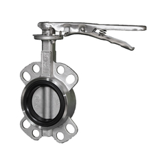 Mezipřírubová uzavírací klapka WAFER J9 - disk nerez, FKM (Viton) - DN 65, L=46mm BRA.J9.622 FKM
