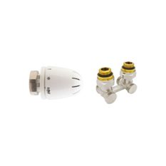 Set VK Plano Design termostická hlavice + H šroubebí rohové 1/2˝ (i 3/4˝ EC)