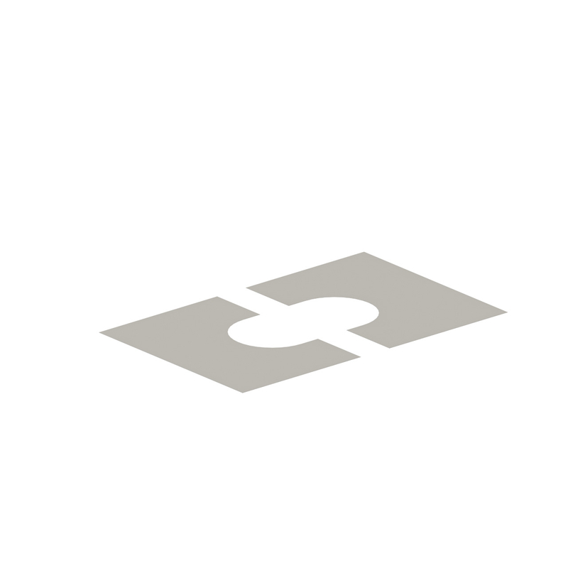 Rozeta Almeva plochá 41 - 45° DW 25 / 500