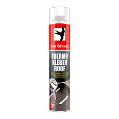 Lepidlo Den Braven THERMO KLEBER ROOF pistolová dóza 750 ml, žlutá
