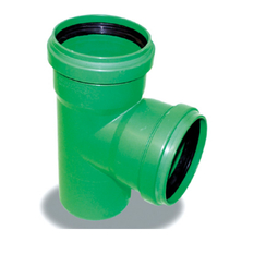 Odbočka kanalizační Wavin Green Connect 2000 PPKGEA 87°, DN 160 x 160, zelená