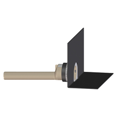 Atikový odtok s asfaltovou manžetou a PP připojovací trubkou HL Hutterer & Lechner, DN50