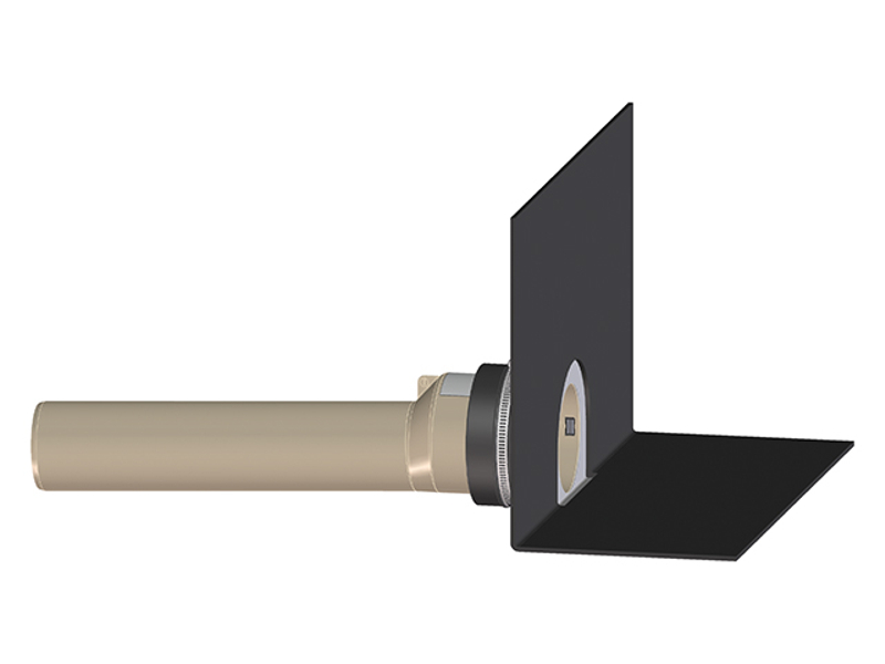 Atikový odtok s asfaltovou manžetou a PP připojovací trubkou HL Hutterer & Lechner, DN75