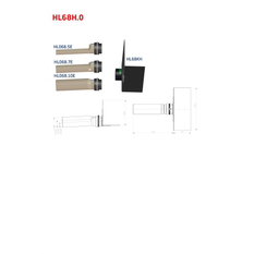 Atikový odtok s asfaltovou manžetou a PP připojovací trubkou HL Hutterer & Lechner, DN75