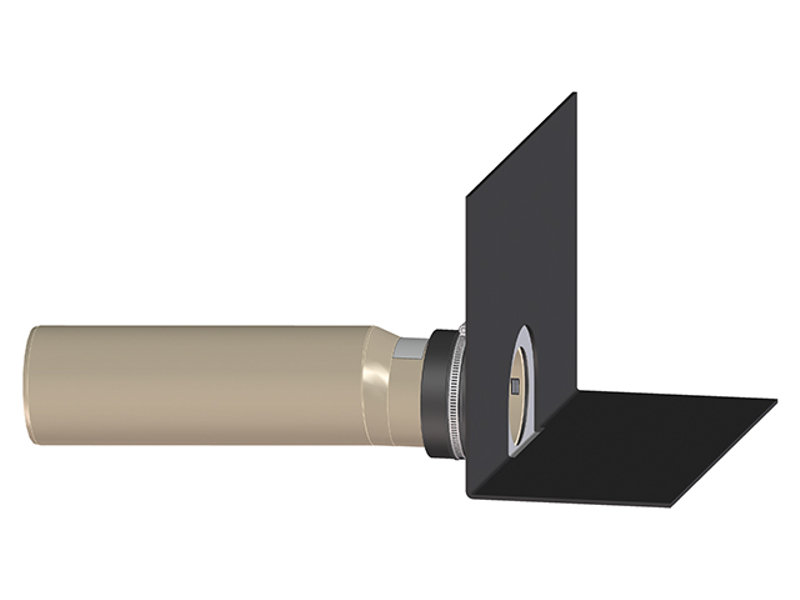 Atikový odtok s asfaltovou manžetou a PP připojovací trubkou HL Hutterer & Lechner, DN110