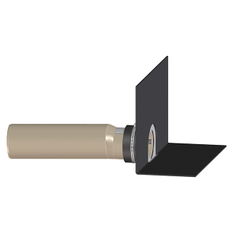 Atikový odtok s asfaltovou manžetou a PP připojovací trubkou HL Hutterer & Lechner, DN110