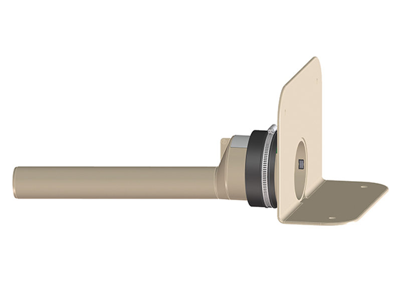 Atikový odtok s PP přírubou a PP připojovací trubkou HL Hutterer & Lechner, DN50. Pro TPO, FPO hydroizolační fólie.