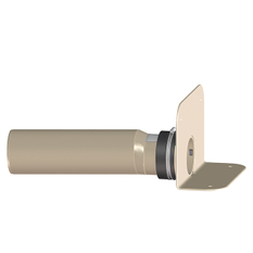 Atikový odtok s PP přírubou a PP připojovací trubkou HL Hutterer & Lechner, DN110. Pro TPO, FPO hydroizolační fólie.