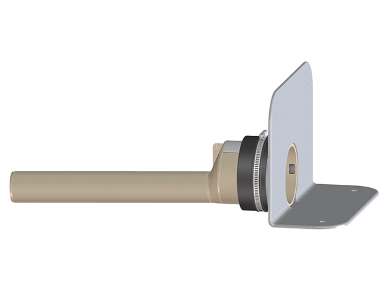 Atikový odtok s PVC přírubou pro měkké PVC hydroizolační fólie a PP připojovací trubkou HL Hutterer & Lechner, DN50