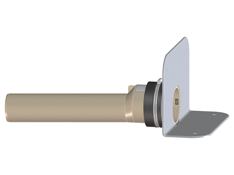 Atikový odtok s PVC přírubou pro měkké PVC hydroizolační fólie a PP připojovací trubkou HL Hutterer & Lechner, DN75