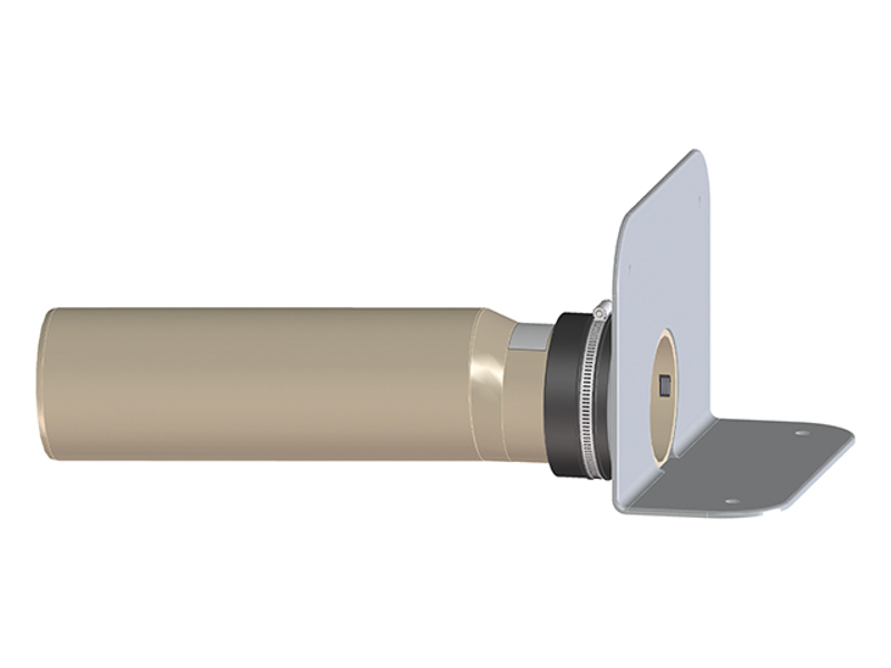 Atikový odtok s PVC přírubou pro měkké PVC hydroizolační fólie a PP připojovací trubkou HL Hutterer & Lechner, DN110