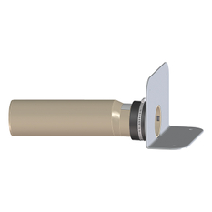 Atikový odtok s PVC přírubou pro měkké PVC hydroizolační fólie a PP připojovací trubkou HL Hutterer & Lechner, DN110