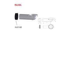 Nátokový díl těsnicí pro atikové odtoky série HL68, pr. 110/ HL Hutterer & Lechner, DN75