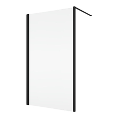 Boční stěna / Walk - in Ronal Top - Line S 900 x 2000 mm, černá matná/sklo čiré
