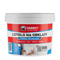 Lepidlo na obklady Den Braven kelímek 1 kg, bílá
