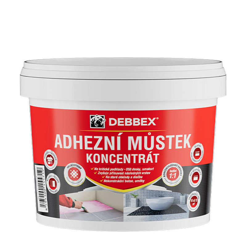 Adhezní můstek koncentrát Den Braven kbelík 5 kg, růžová