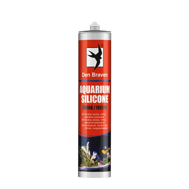 Akvaristické lepidlo Den Braven kartuše 280 ml, černá