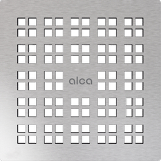Mřížka Alcadrain (Alcaplast) pro nerezové vpusti 102×102 mm nerez MPV015
