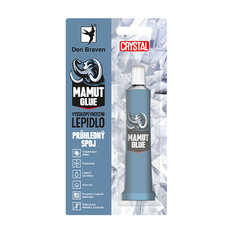 Lepidlo Den Braven MAMUT GLUE Crystal tuba 25 ml, transparent