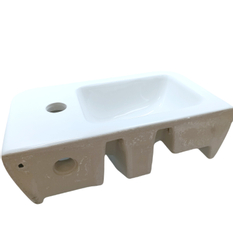 Umývátko s otvorem Optiline Europa Hygplus Pravé 37 x 22 cm