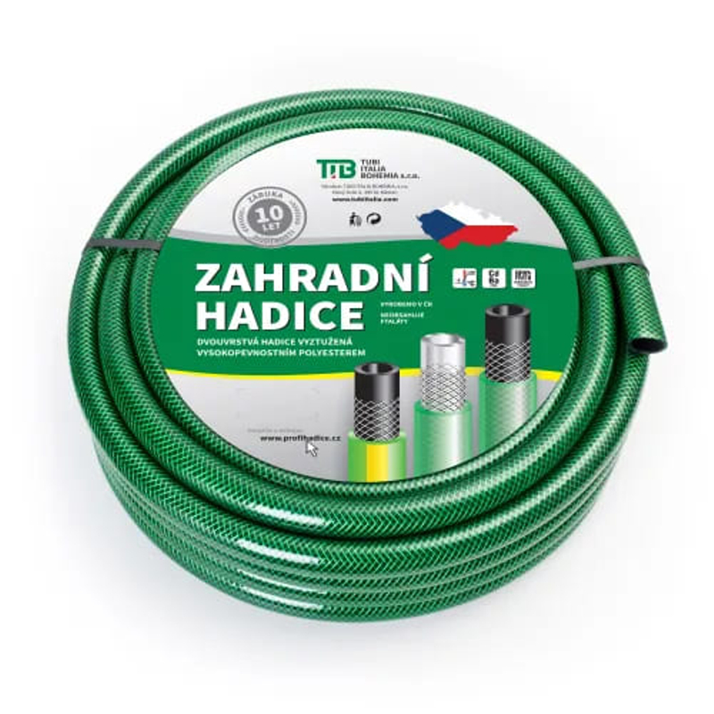 Hadice zahradní Tubi Hobby 3/4˝, délka 50 m, černozelená