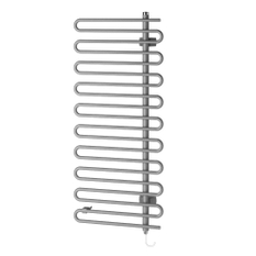 Těleso koupelnové trubkové Kermi Icaro-E 1841 x 600 mm, elektrosada FKS vpravo 800 W, stříbrné