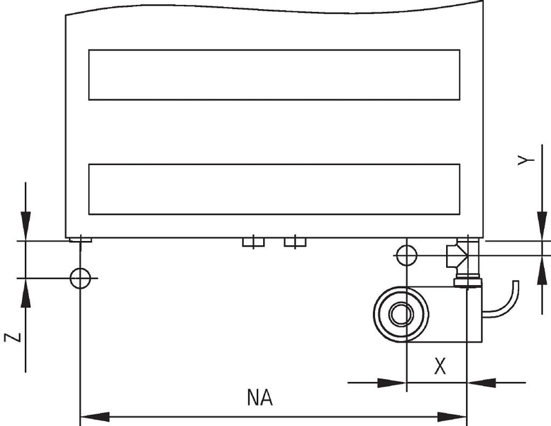 Koupelnové trubkové elektrické těleso Kermi Casteo-E elektrosada FKS vpravo, 986 x 600 mm, stříbrné