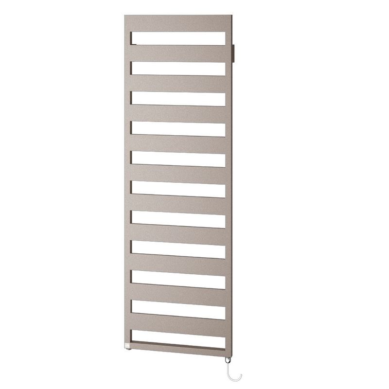 Koupelnové trubkové elektrické těleso Kermi Casteo-E elektrosada WKS vpravo, 1533 x 600 mm, stříbrné