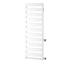 Koupelnové trubkové těleso Kermi Casteo-D boční připojení vpravo, 1259 x 750 mm, bílé