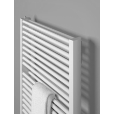 Těleso koupelnové trubkové elektrické Kermi Duett-E 1492 x 634 mm, elektrosada FKS vlevo 1500W, bílé