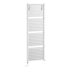 Těleso koupelnové trubkové elektrické Kermi Duett-E 1796 x 484 mm, elektrosada FKS vlevo 1200W, bílé