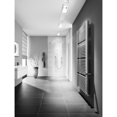 Těleso koupelnové trubkové pro rekonstrukce Kermi Duett-D 1188 x 484 mm, pravé, 834W, stříbrné